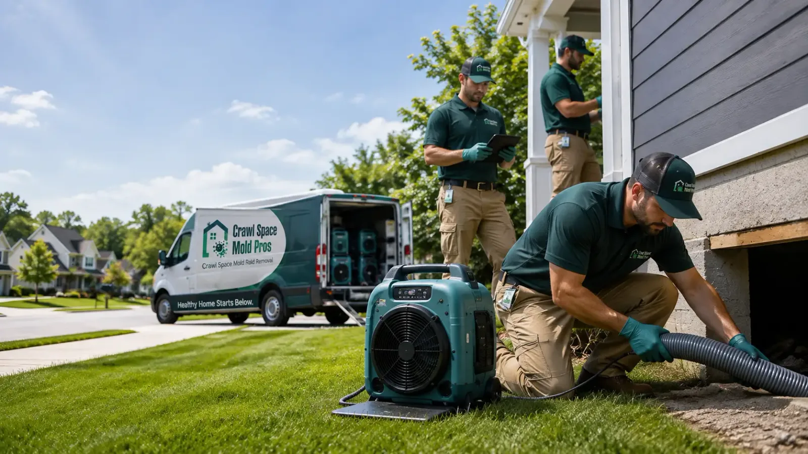 Crawl Space Mold Removal in Forks, WA